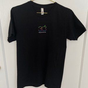 Black Apple Tee- 30th Anniversary